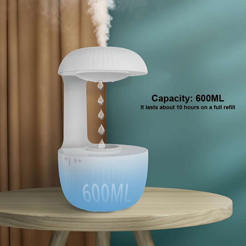 Humidificateur Anti-Gravité USB - Gouttes Flottantes