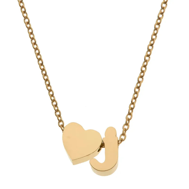 Collier Lettre Alphabet Personnalisé - Pendentif Initial Élégant