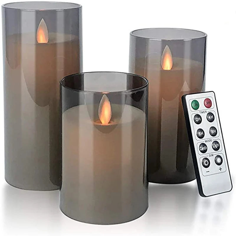Bougies LED Télécommandées - Set Déco Mariage & Noël