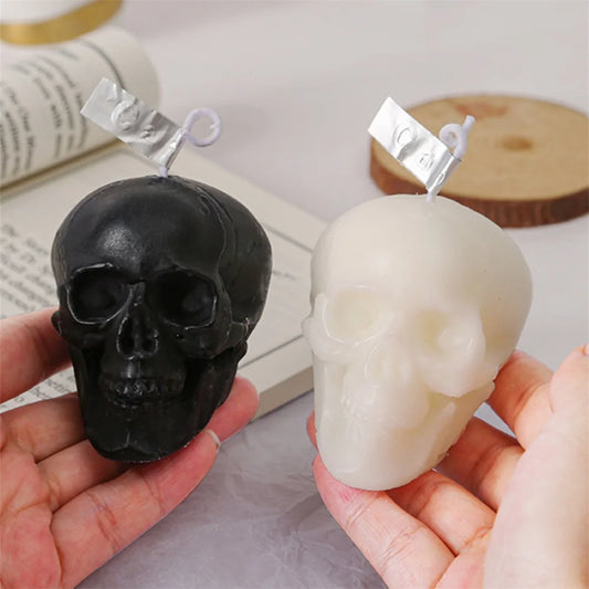 Bougie Squelette Halloween Parfumée – Gardien Gothique