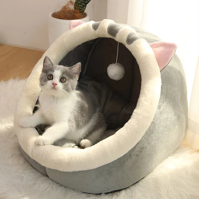 Tente Chat Auto Chauffante - Grotte Pliable Lavable