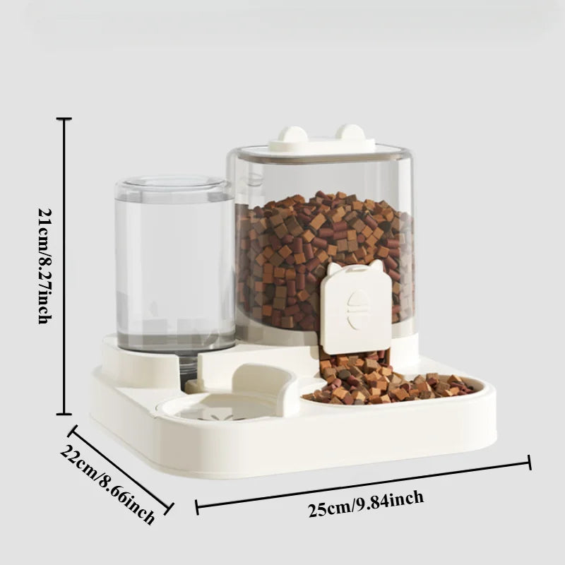 Distributeur Magique 2-en-1 - Votre Gardien Alimentation Autonome