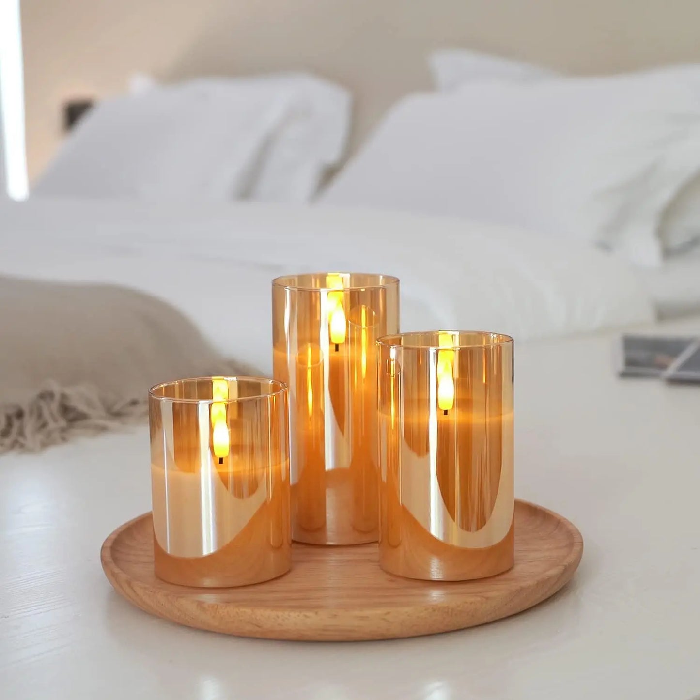 Bougies LED Télécommandées - Set Déco Mariage & Noël