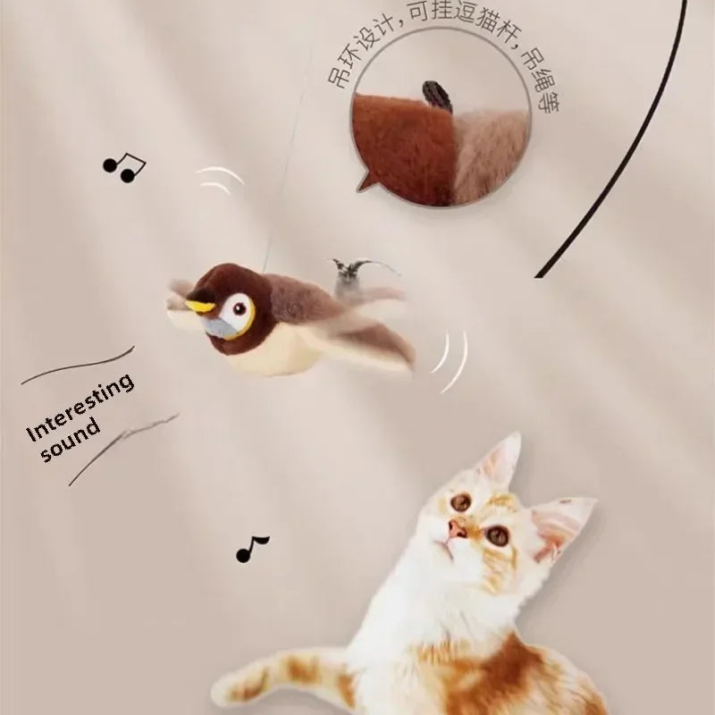 Jouet Chat Oiseau Magique - Votre Compagnon Bonheur Félin