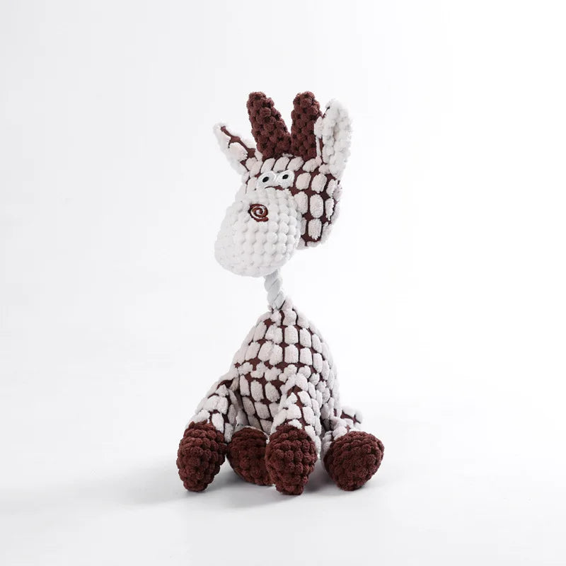 Jouet Peluche Chien Grinçant - Résistant Mâcheurs