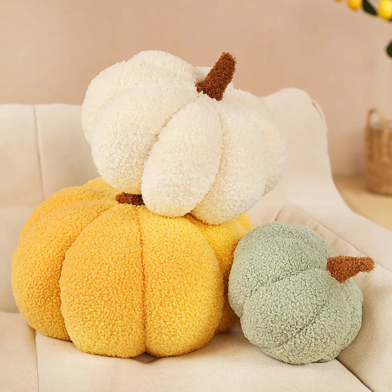 Peluche Citrouille Halloween Kawaii - Oreiller Décoratif
