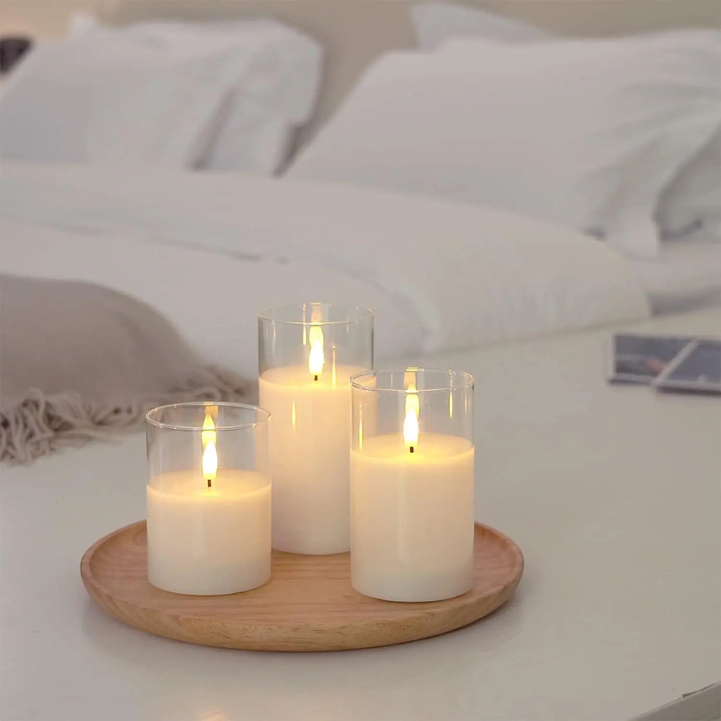 Bougies LED Télécommandées - Set Déco Mariage & Noël