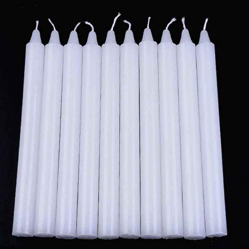 Mini Bougies Coniques Non Parfumées - Set 10/20 Pièces Mariage Noël