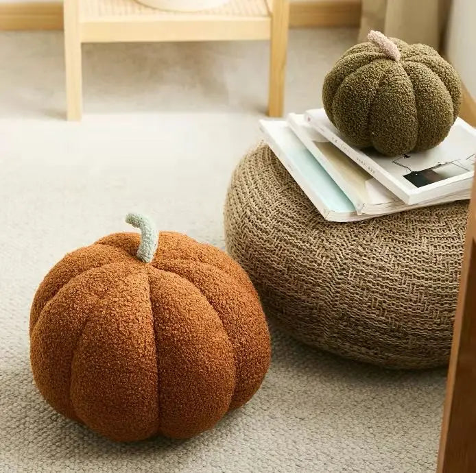 Peluche Citrouille Halloween Kawaii - Oreiller Décoratif