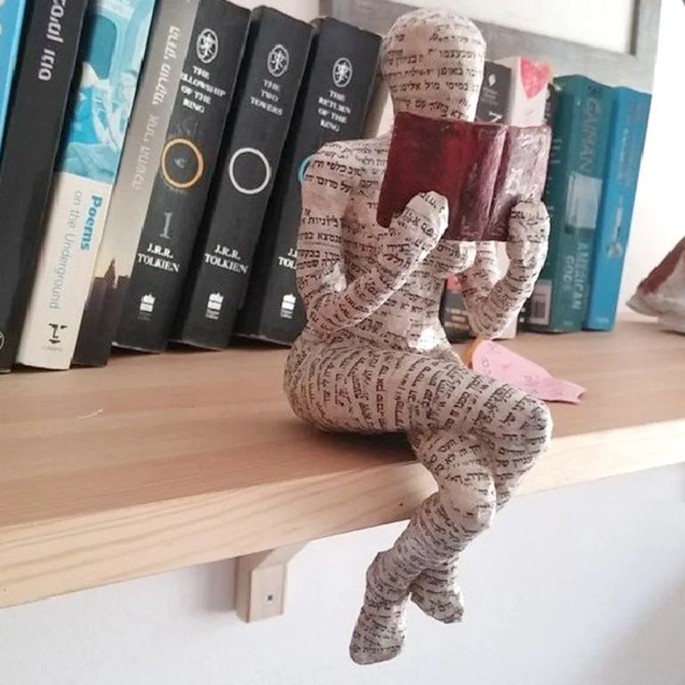 Figurine Décorative Abstraite en Résine - Statue Design Moderne