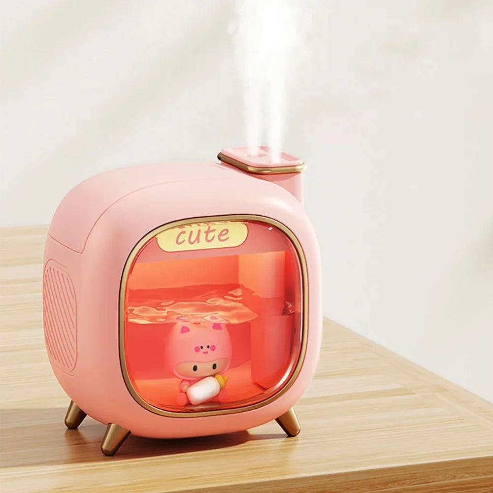 Humidificateur 500ml USB-C Rechargeable - Votre Compagnon Kawaii Magique