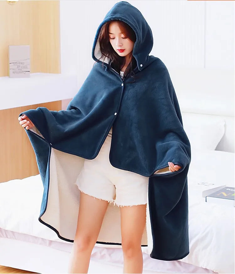 Couverture Sherpa Double Couche - Plaid Étudiant Doux