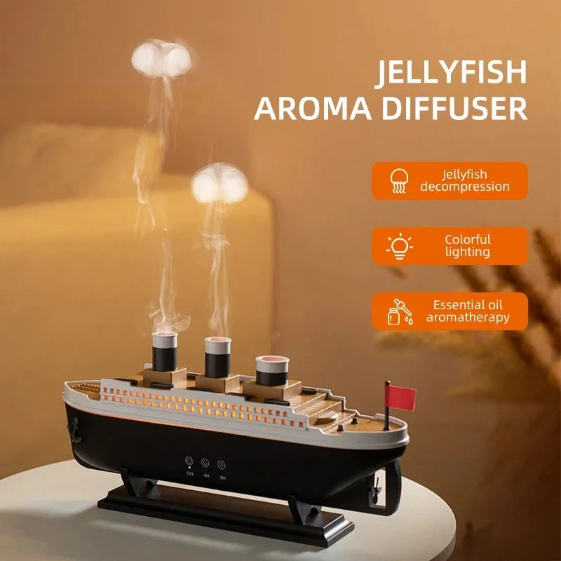 Humidificateur Méduse 250ml - Votre Aquarium Magique Personnel