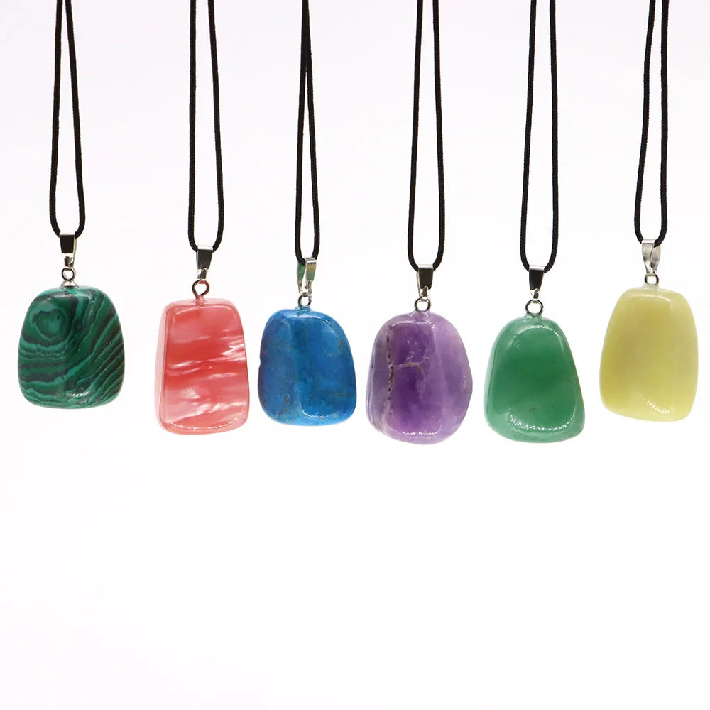 Pendentif Pierre Naturelle Reiki 30mm - Quartz Rose Aventurine