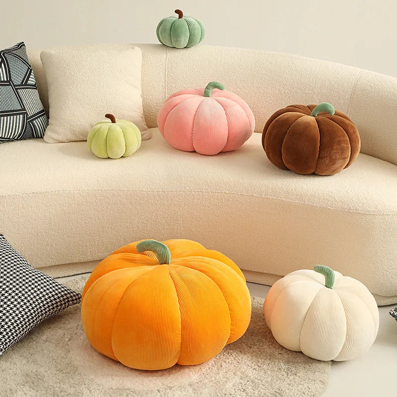 Peluche Citrouille Halloween Kawaii - Oreiller Décoratif