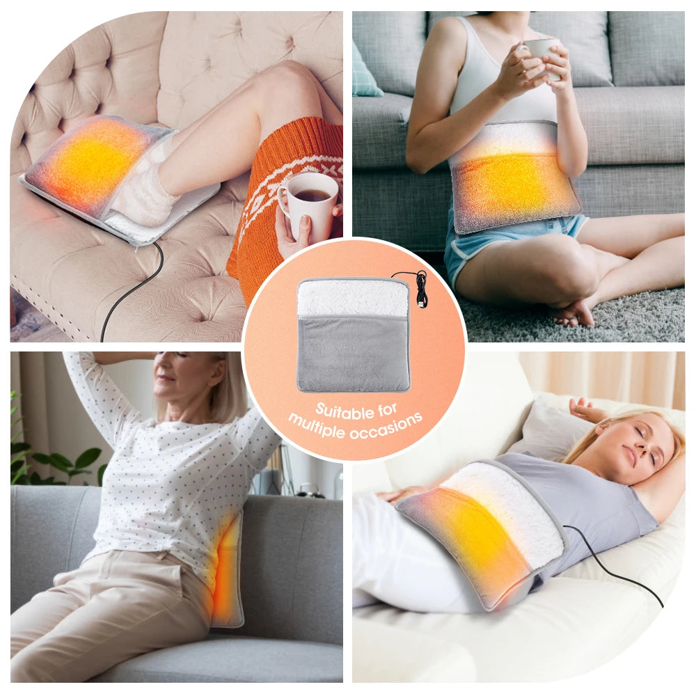 Coussin Chauffant Électrique Pieds - Chauffe-Pieds Lavable