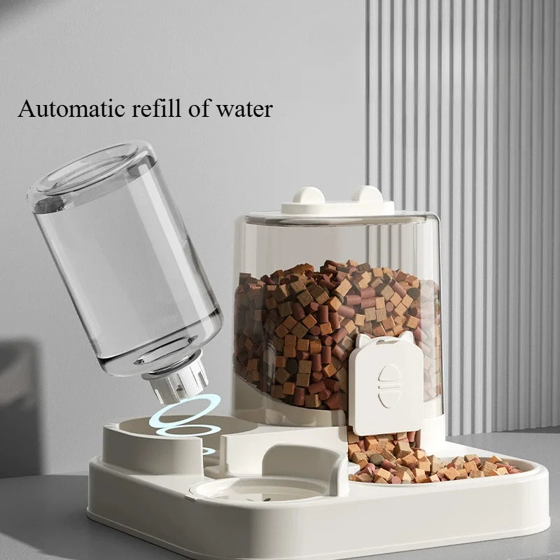 Distributeur Magique 2-en-1 - Votre Gardien Alimentation Autonome