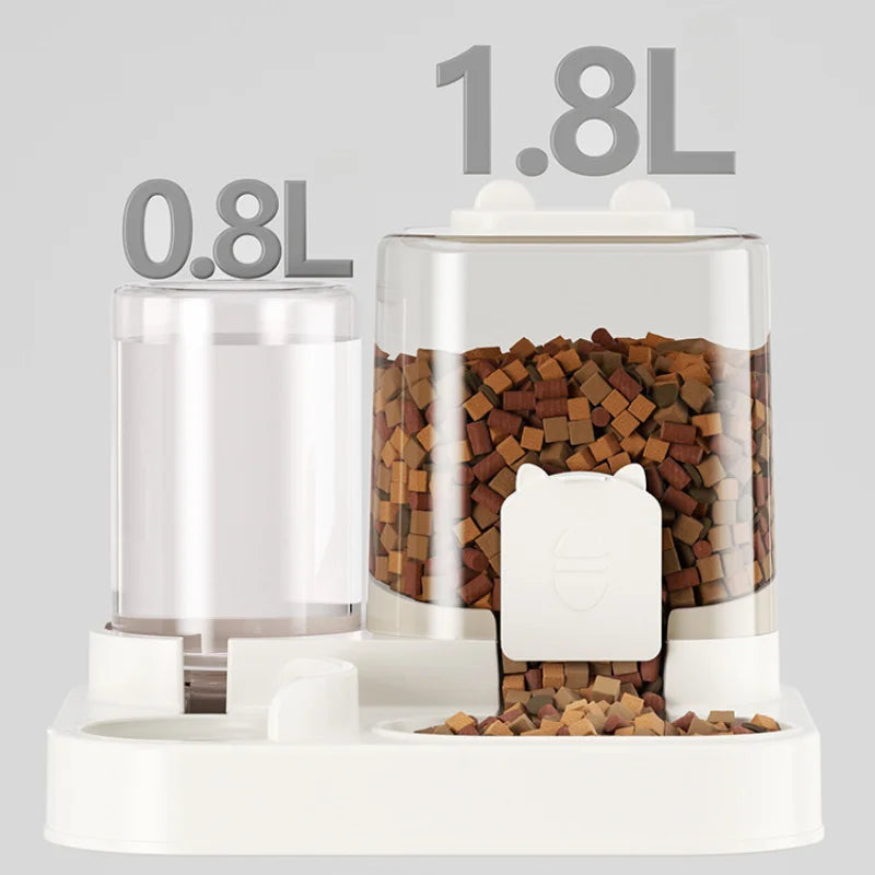 Distributeur Magique 2-en-1 - Votre Gardien Alimentation Autonome