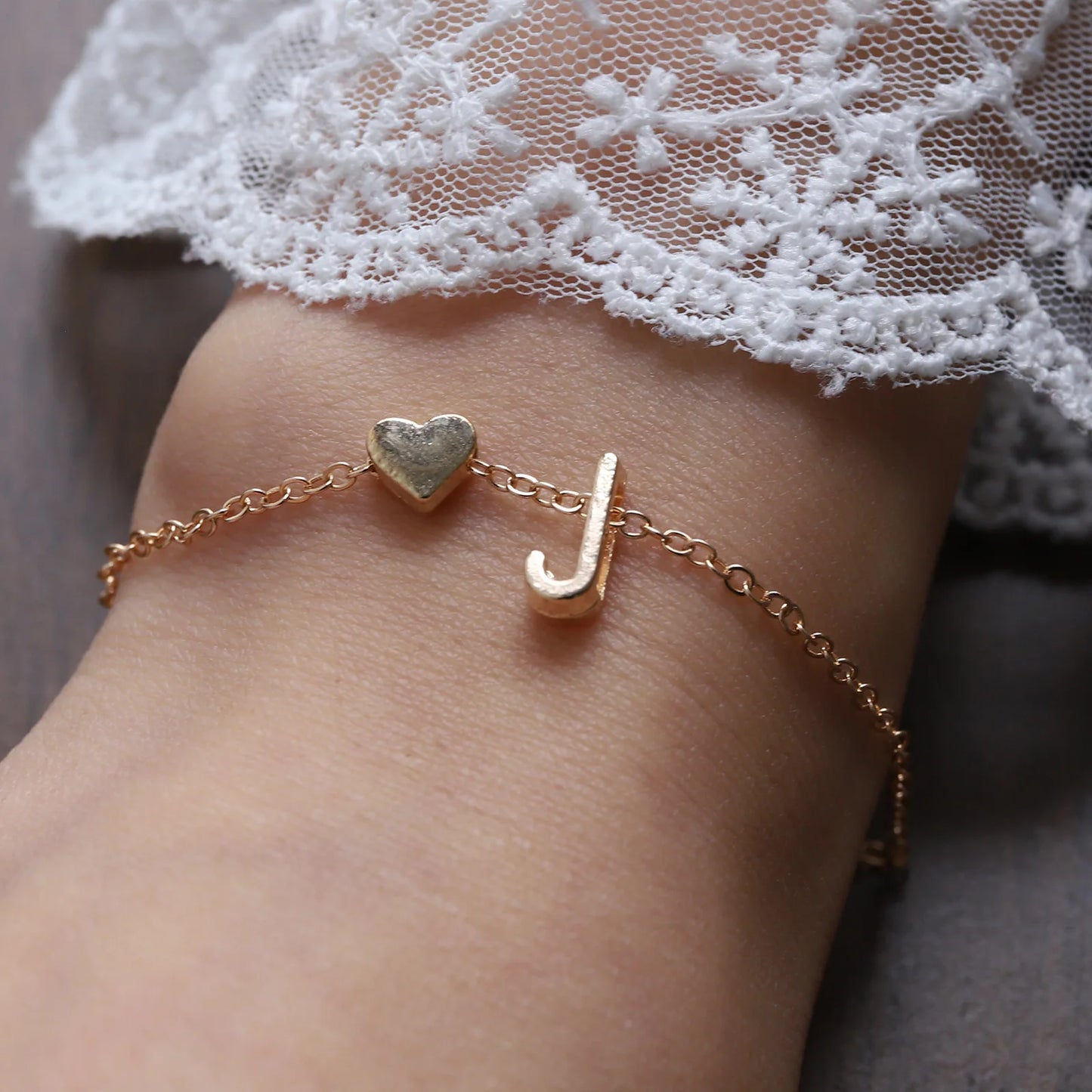 Bracelet Lettre Alphabet Personnalisé - Bijou Initial Tendance