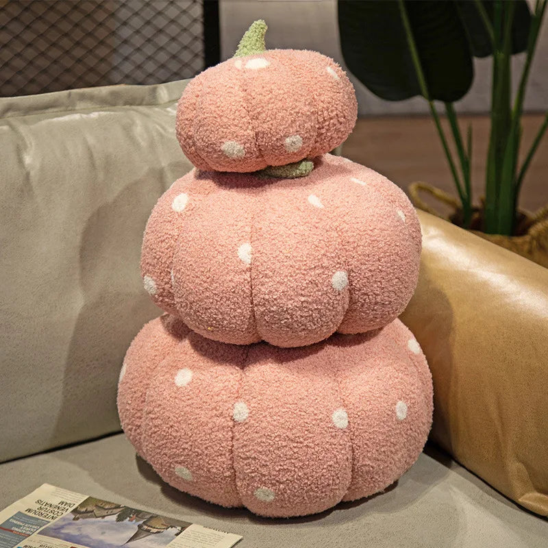 Peluche Citrouille Halloween Kawaii - Oreiller Décoratif