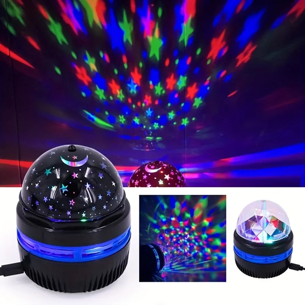 Projecteur Ciel Étoilé Aurores Boréales - Veilleuse LED USB"