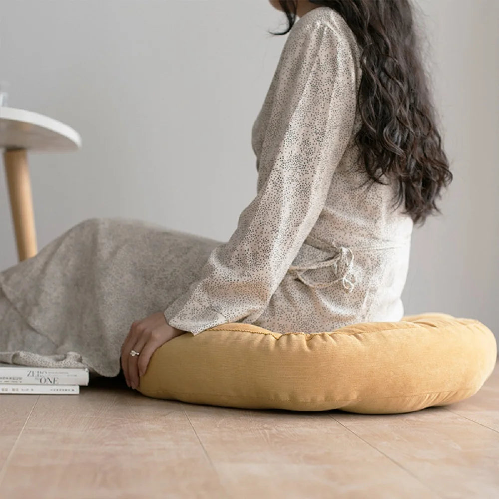 Coussin Sol Rond Tatami - Siège Confortable XXL
