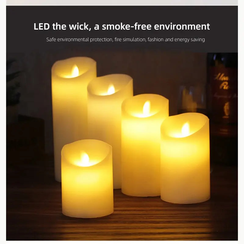 Bougie LED Électronique - Décoration Lumineuse Réaliste