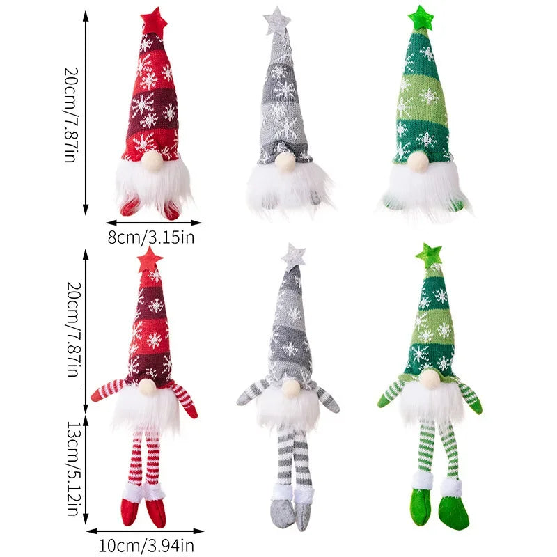 Gnome Lumineux LED Sécurisé Enfant - Ornement Noël Sans Visage
