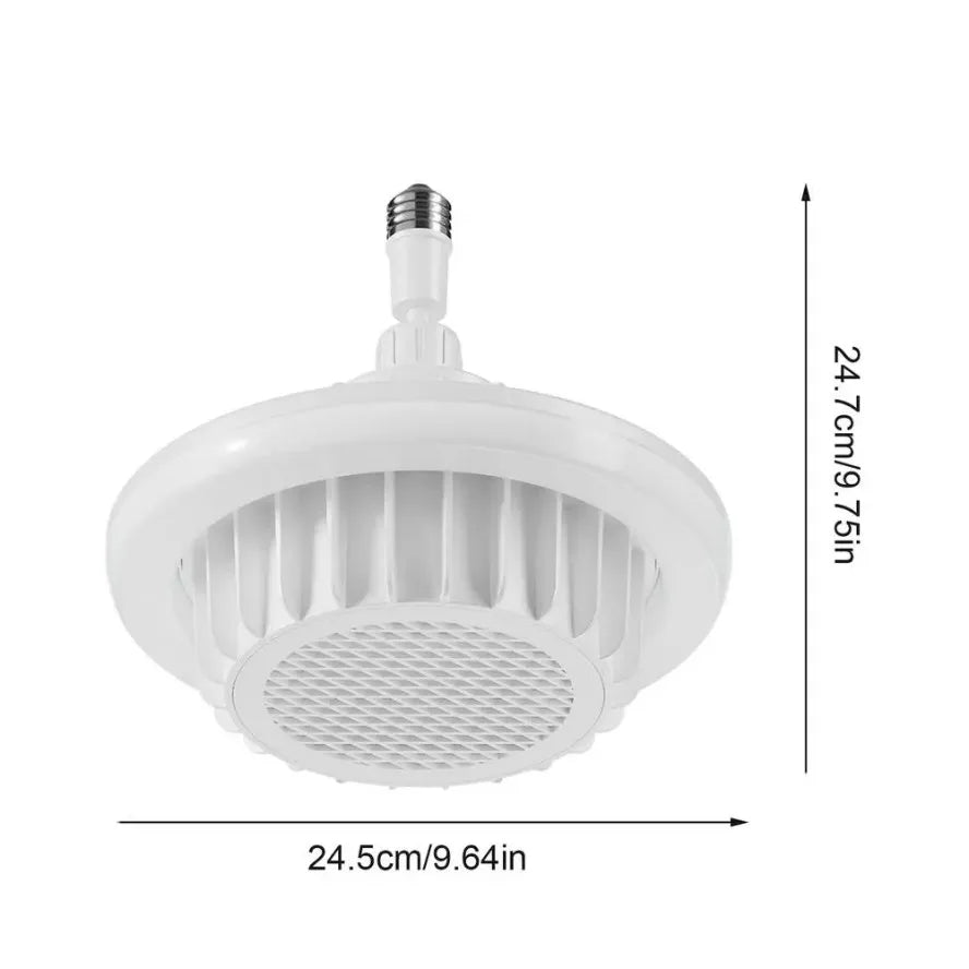 Lampe Chauffante Ventilateur 3-en-1 - Télécommande Incluse