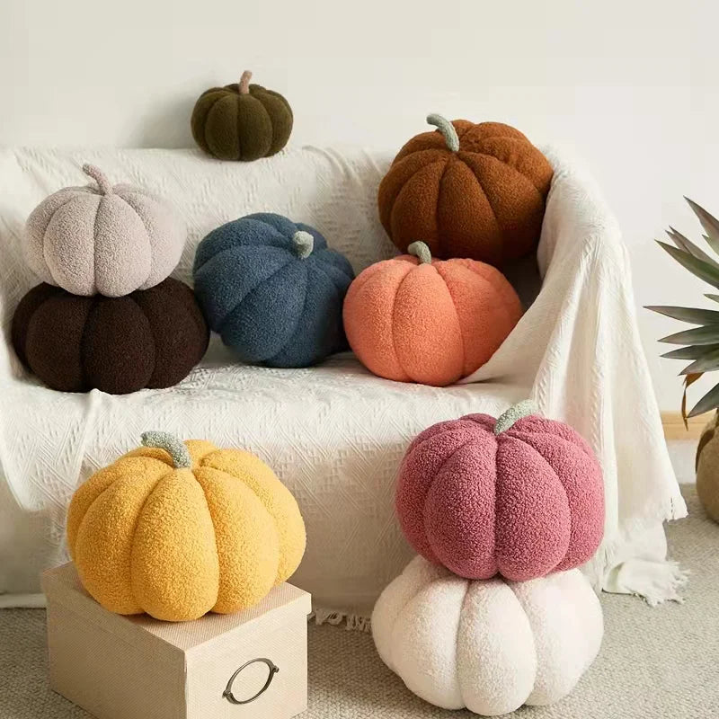 Peluche Citrouille Halloween Kawaii - Oreiller Décoratif