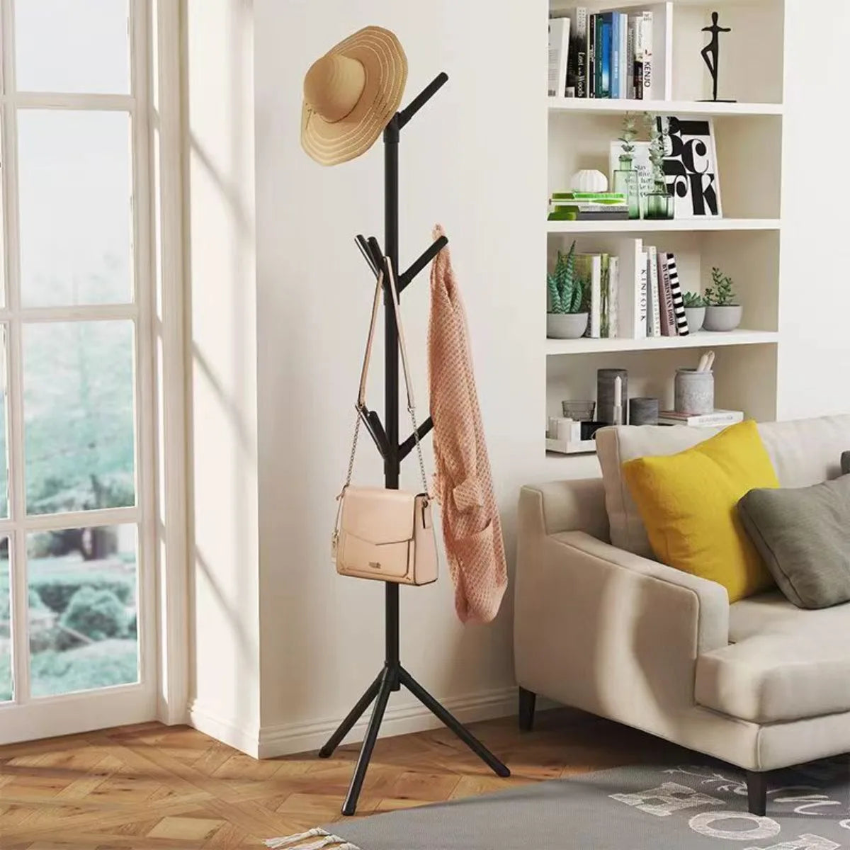 Porte-Manteau Sur Pied Design Arbre - Votre Gardien Magique de l'Ordre