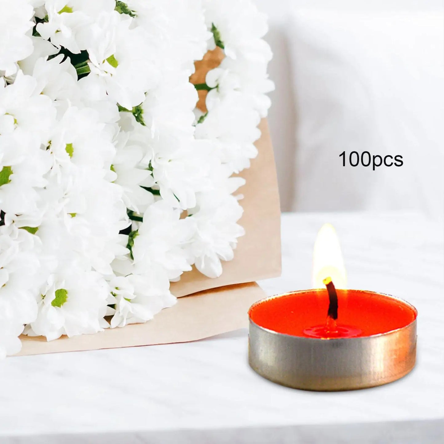 Chauffe-Plats Parfumés Sans Fumée - Set 100 Pièces Fêtes