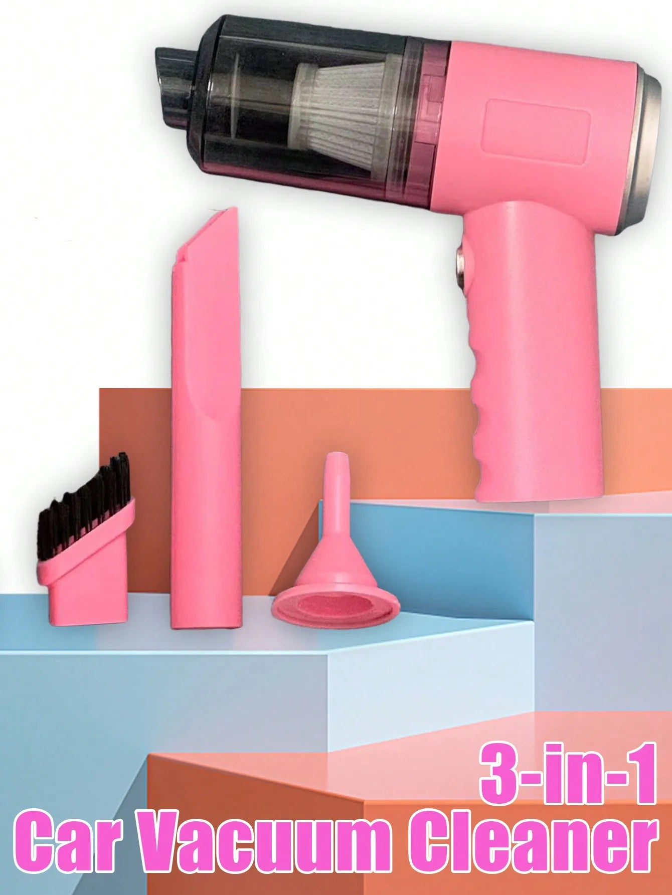 Aspirateur Soufflant 3-en-1 USB - Voiture & Ménage