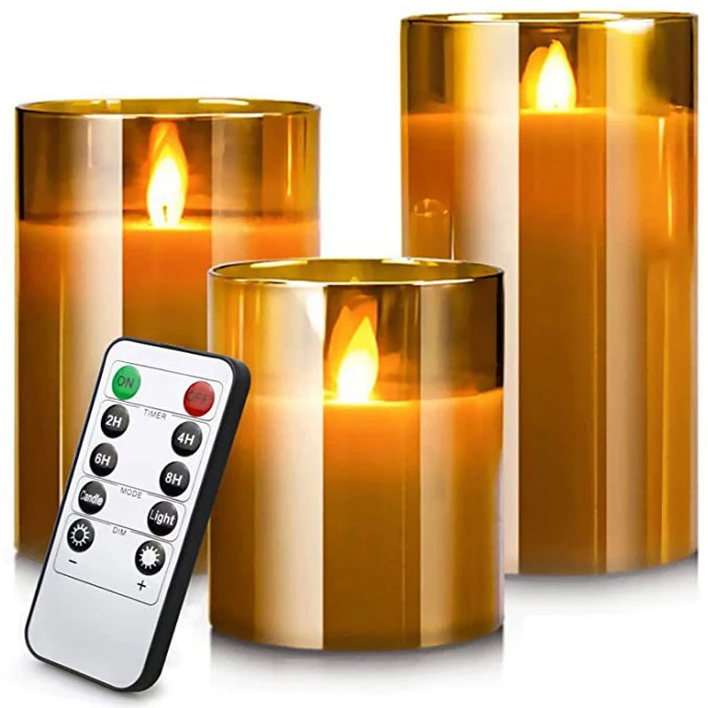 Bougies LED Télécommandées - Set Déco Mariage & Noël