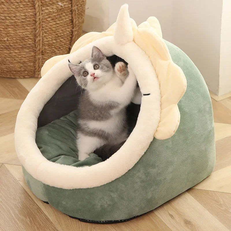 Tente Chat Auto Chauffante - Grotte Pliable Lavable