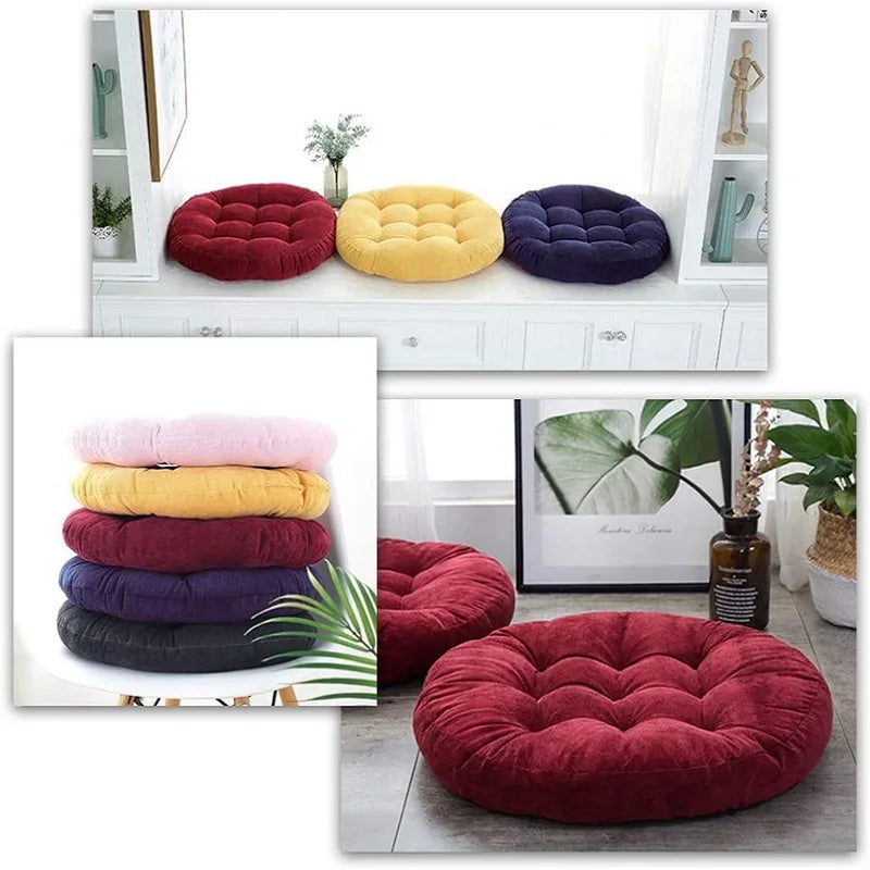 Coussin Sol Rond Tatami - Siège Confortable XXL