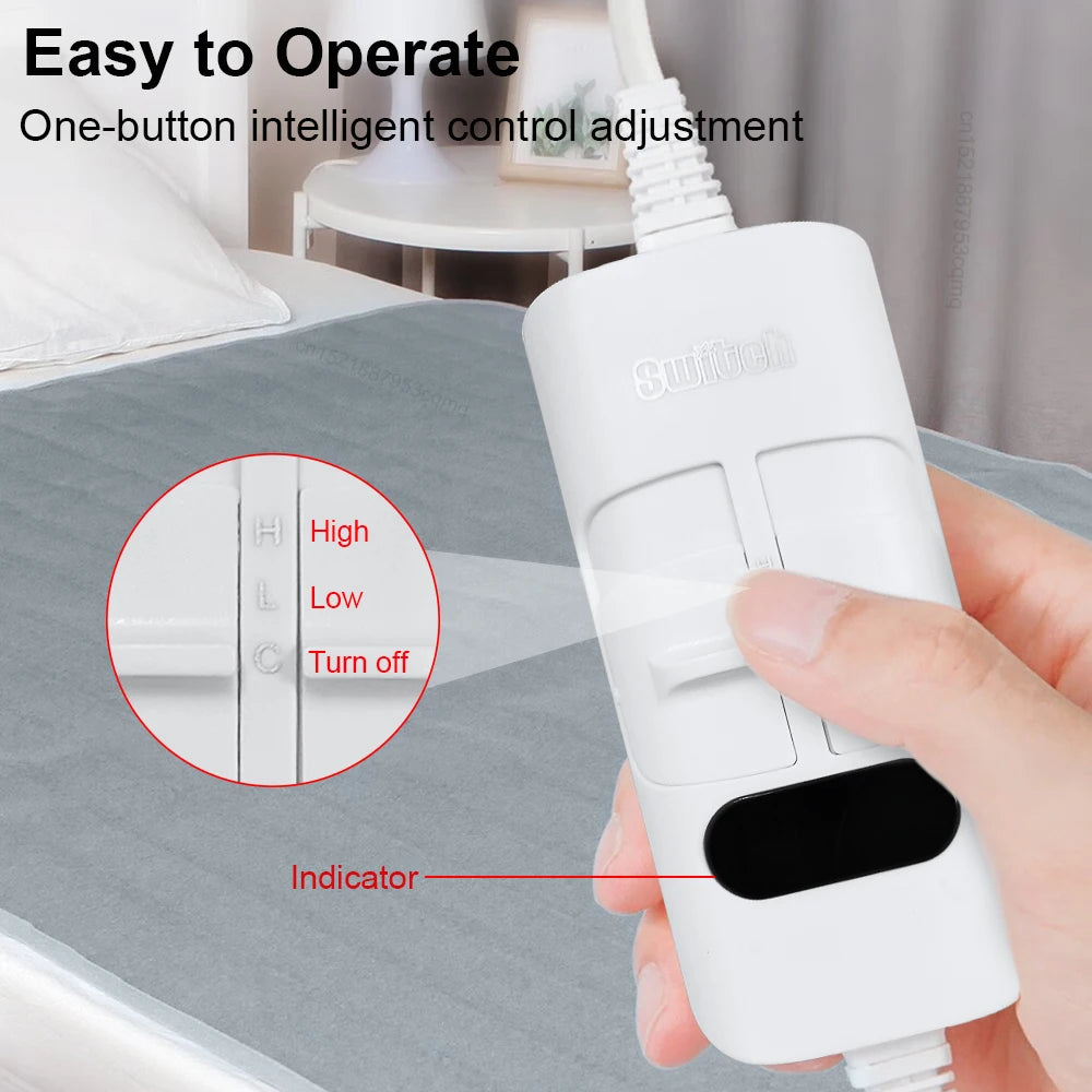 Couverture Chauffante Thermostat Automatique - Matelas Chauffant Double