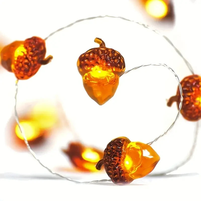 Guirlande LED Automne Noël - Florale Festive 2M