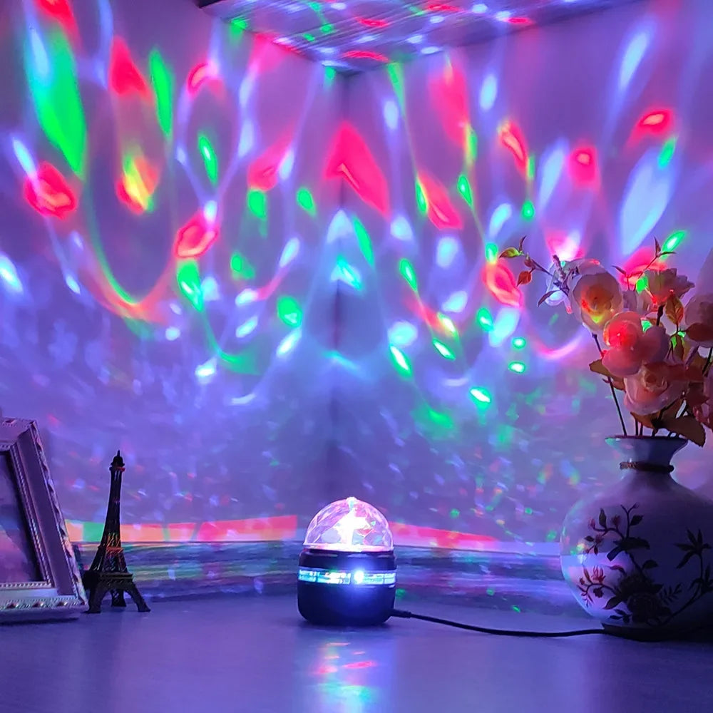 Projecteur Ciel Étoilé Aurores Boréales - Veilleuse LED USB"