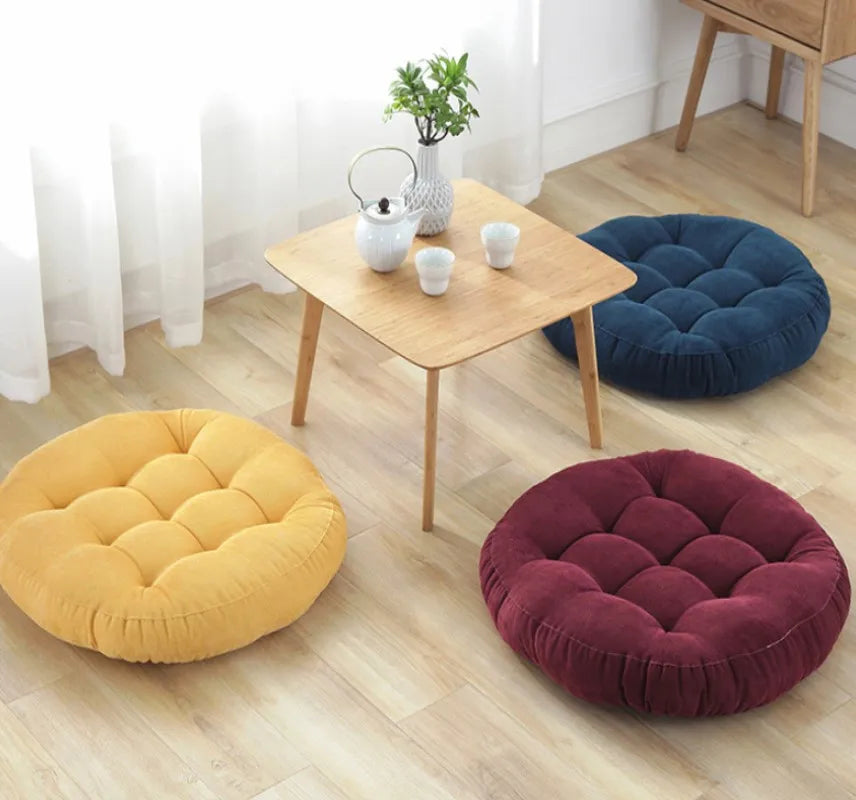 Coussin Sol Rond Tatami - Siège Confortable XXL