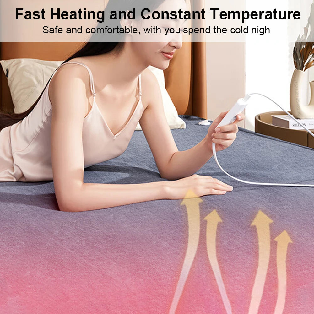 Couverture Chauffante Thermostat Automatique - Matelas Chauffant Double