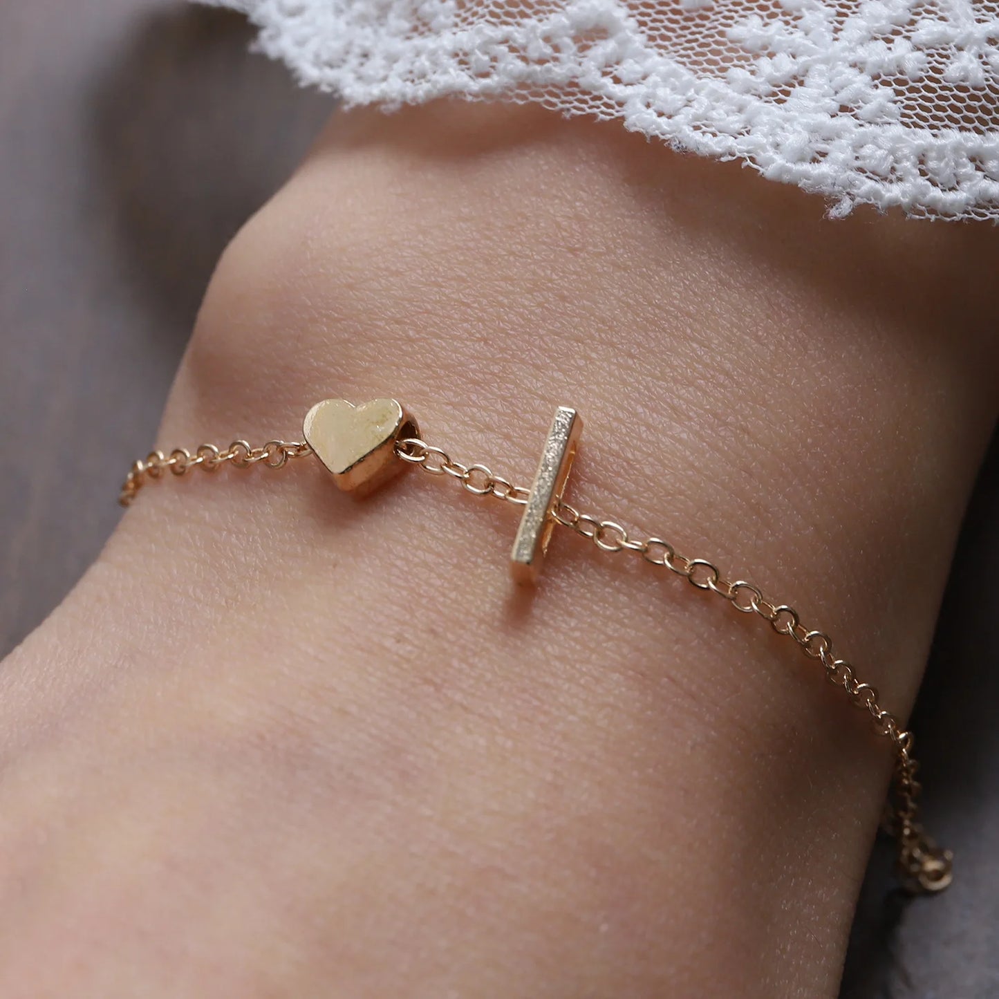 Bracelet Lettre Alphabet Personnalisé - Bijou Initial Tendance