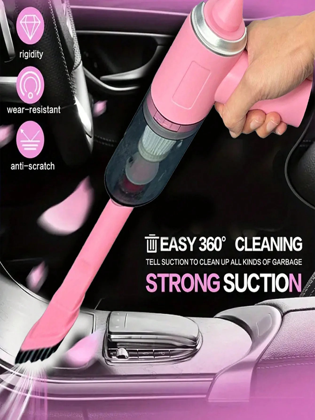 Aspirateur Soufflant 3-en-1 USB - Voiture & Ménage