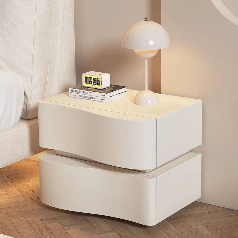 Petite Armoire Rangement Ultra Étroite - Table Chevet Moderne & Créative