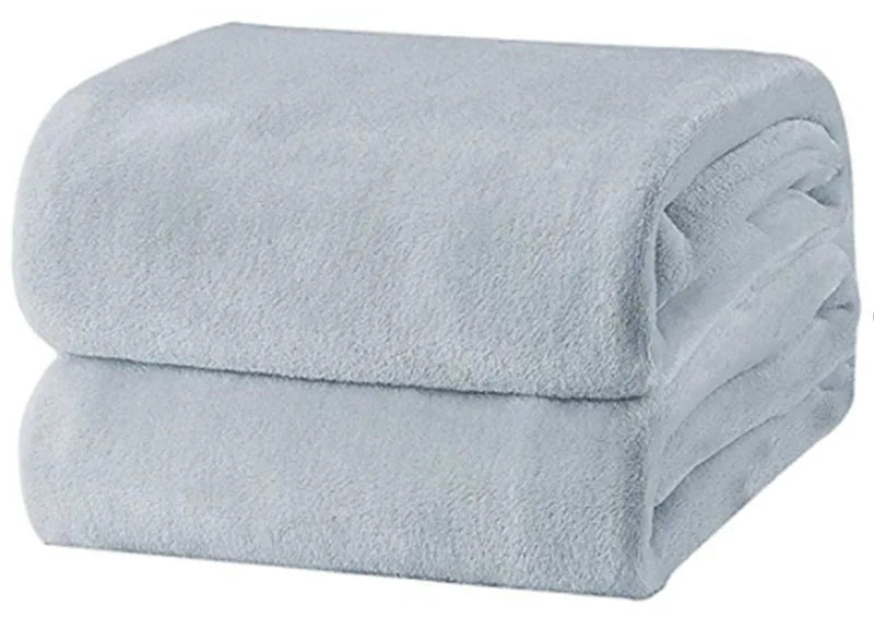 Couverture Sherpa Double Couche - Plaid Étudiant Doux