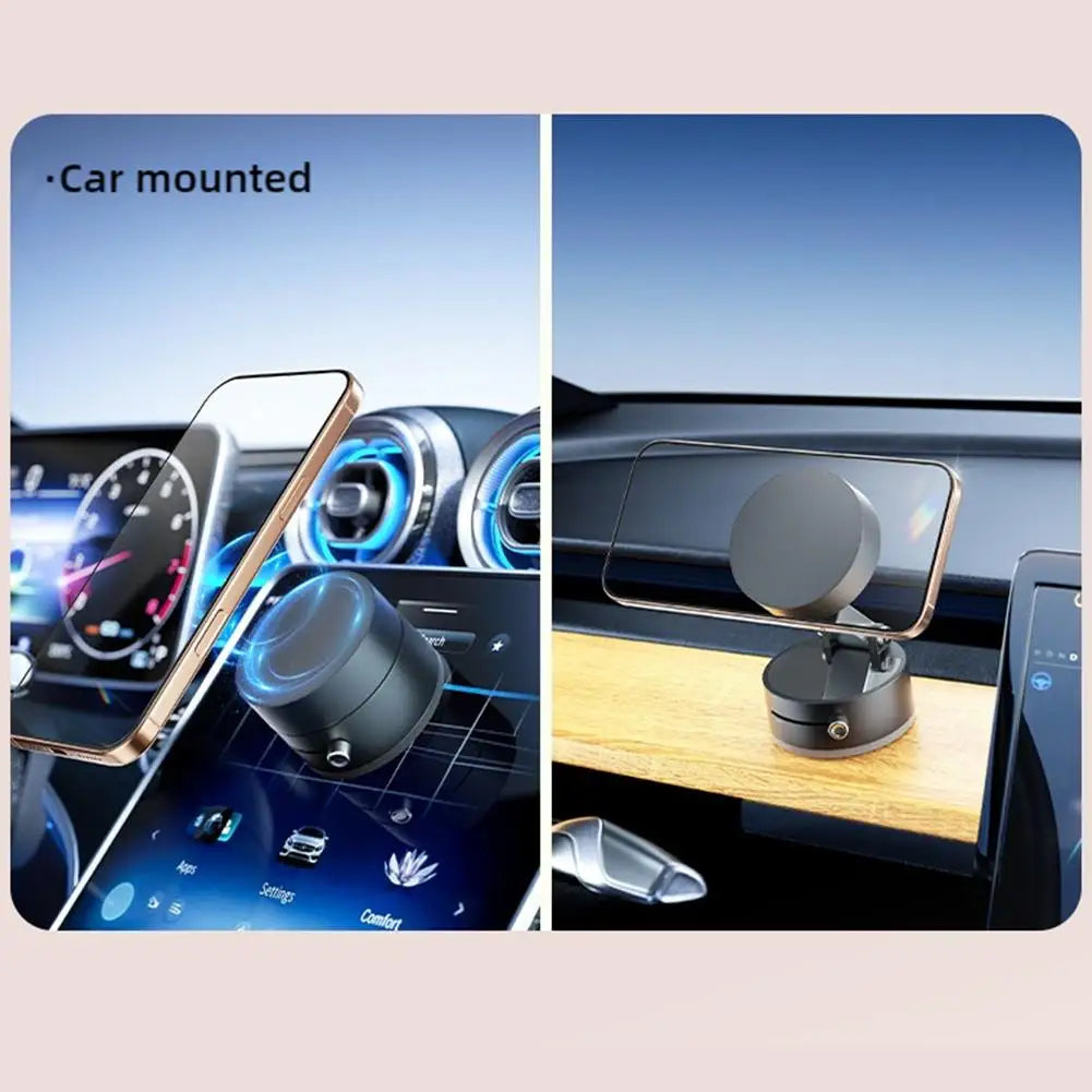 Support Téléphone Magnétique Ventouse - Rotation 360°