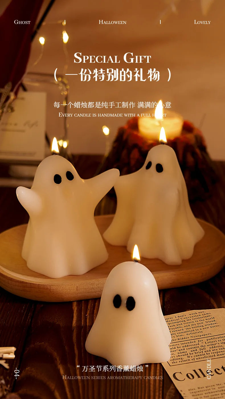 Bougie Parfumée Cire de Soja Artisanale - Aromathérapie Halloween