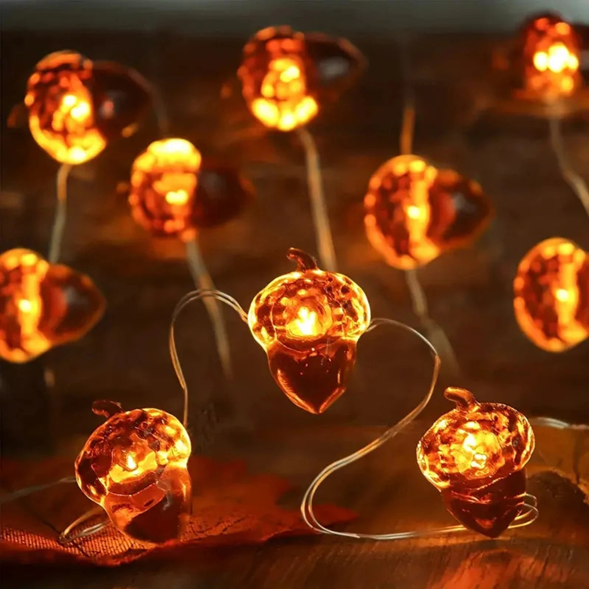 Guirlande LED Automne Noël - Florale Festive 2M