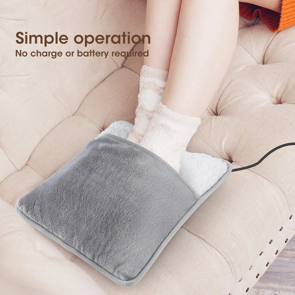 Coussin Chauffant Électrique Pieds - Chauffe-Pieds Lavable