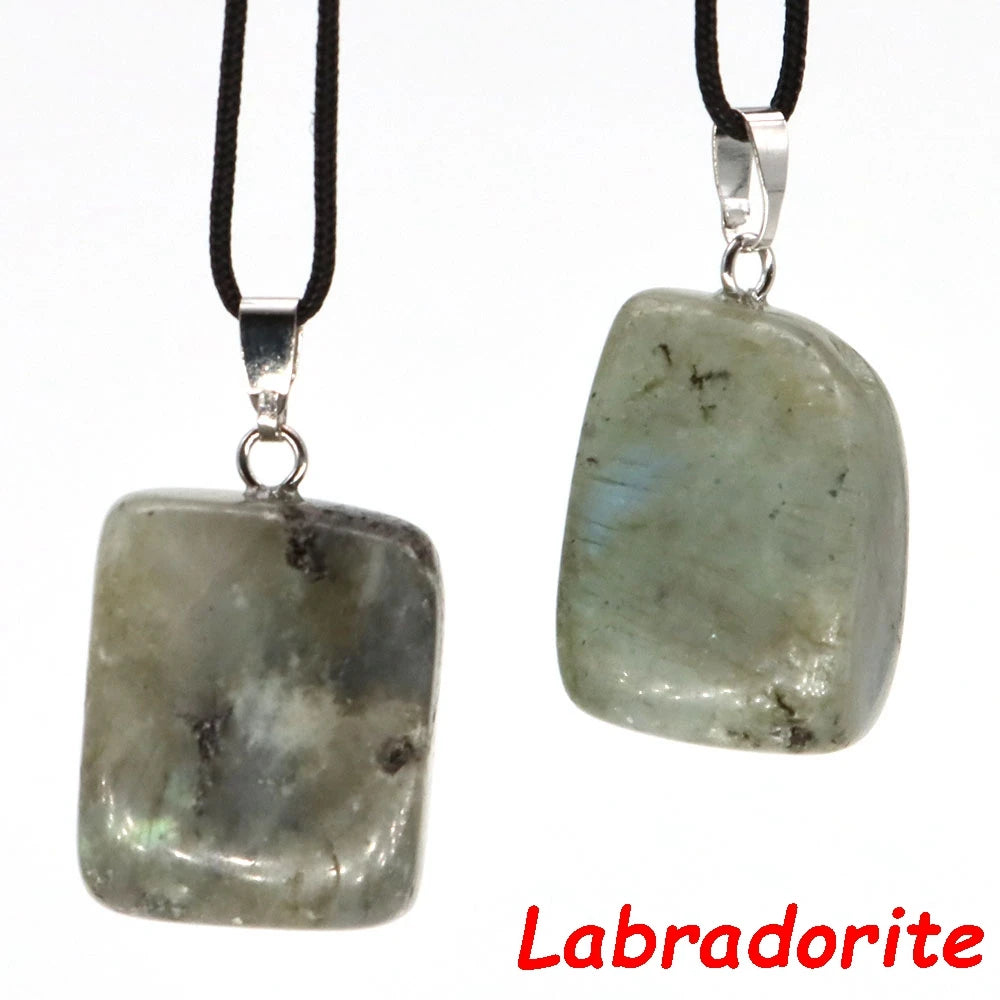 Pendentif Pierre Naturelle Reiki 30mm - Quartz Rose Aventurine